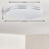 GENTHIN Ceiling light LED white, 1-light source