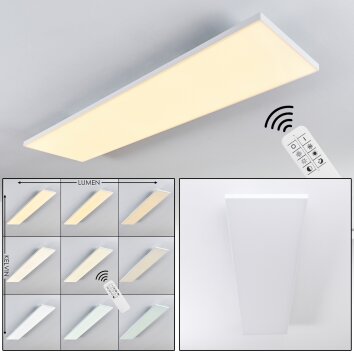 BANKURA Ceiling Light LED white, 1-light source, Remote control