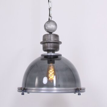 Steinhauer BIKKEL Pendant Light grey, 1-light source