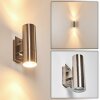 Malaga outdoor wall light stainless steel, 2-light sources