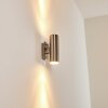 Malaga outdoor wall light stainless steel, 2-light sources