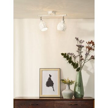 Lucide TAHAR ceiling spotlight white, 2-light sources