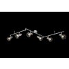 Globo Xara I ceiling spotlight chrome, 6-light sources