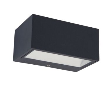 Outdoor Wall Light Lutec GEMINI LED anthracite, 1-light source