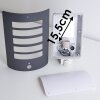 Outdoor Wall Light Alslev anthracite, 1-light source, Motion sensor