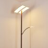 Floor Lamp Lasona LED brown, silver, 2-light sources