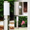 Avize outdoor pedestal light stainless steel, 1-light source, Motion sensor