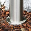Avize outdoor pedestal light stainless steel, 1-light source, Motion sensor