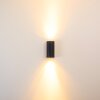 Boda Outdoor Wall Light black, 2-light sources