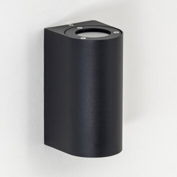 Boda Outdoor Wall Light black, 2-light sources