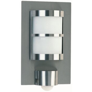 Albert 6144 outdoor wall light stainless steel, 1-light source, Motion sensor