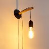 OKSEOER Wall Light light brown, black, 1-light source
