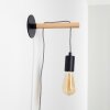 OKSEOER Wall Light light brown, black, 1-light source