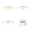 Brilliant ODELLA Ceiling mounting panel LED white, 1-light source, Remote control, Colour changer
