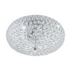 Eglo CLEMENTE ceiling light chrome, Crystal optics, 2-light sources