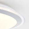 Brilliant DINOS Ceiling Light LED silver, 1-light source, Remote control, Colour changer