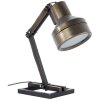 Brilliant Hardwork Table Lamp stainless steel, black, 1-light source