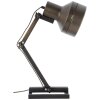 Brilliant Hardwork Table Lamp stainless steel, black, 1-light source