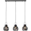Brilliant SAMBO Pendant Light black, 3-light sources