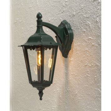 Konstsmide Firenze wall light green, 1-light source