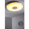 Trio Tokyo ceiling light LED chrome, 1-light source, Remote control