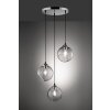 Pendant Light Reality CLOONEY chrome, 3-light sources