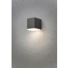 Konstsmide MONZA wall light LED anthracite, 1-light source
