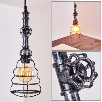 Arvika Pendant Light silver, 1-light source