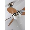 Globo AZURA fan matt nickel, 1-light source
