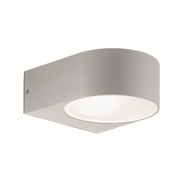 Ideal Lux IKO Outdoor Wall Light grey, 1-light source