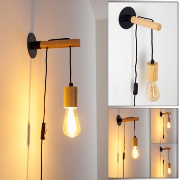 FRIO Wall Light brown, black, 1-light source