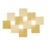 Grossmann CREO Ceiling Light LED brass, 4-light sources