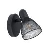 EGLO CAROVIGNO wall spotlight black, 1-light source