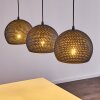 WILDERVANKSTERDALLEN Pendant Light black, 3-light sources