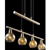 Globo ISLA Pendant Light LED bronze, 4-light sources