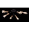 Ceiling Light Globo SARINI black, 6-light sources