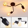 VALCOLLA Ceiling Light black, 3-light sources