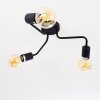 VALCOLLA Ceiling Light black, 3-light sources