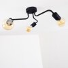 VALCOLLA Ceiling Light black, 3-light sources