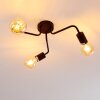 VALCOLLA Ceiling Light black, 3-light sources