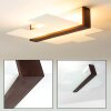 Lovikka Ceiling Light Dark wood, 2-light sources