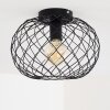 NORDSLESVIG Ceiling Light black, 1-light source