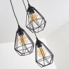 KUNIR Pendant Light black, 3-light sources