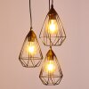 KUNIR Pendant Light black, 3-light sources