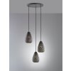 Trio ONYX Pendant Light anthracite, 3-light sources