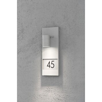 Konstsmide MODENA wall light grey, 1-light source