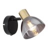 Globo KLERENA wall spotlight black, 1-light source