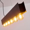 Fria Pendant Light black, 6-light sources