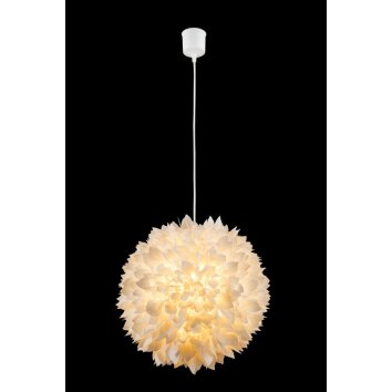 Globo hanging light white, 1-light source