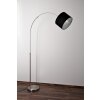 Trio 4611 floor lamp stainless steel, matt nickel, 1-light source